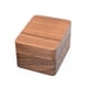 thumbnail image 2 of Caja de Anillos de Madera Vintage, Caja de Madera Maciza con 3 Ranuras para Anillos de Boda, Organizador de Joyas, Estuche Protector, Soporte de Negro Hugo Anillos Titular, 2 of 9