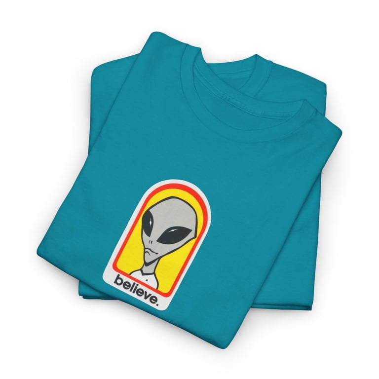 Believe Alien Workshop Skateboard 90s 00s Vintage Classic T Shirt