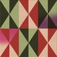 thumbnail image 1 of Ahgly Company Machine Washable Indoor Square Transitional Tomato Red Area Rugs, 8' Square, 1 of 7