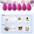 thumbnail image 6 of Apercolorier Mini Beauty Makeup Sponge Blender for Eyes , Small Makeup Sponges  6 Pcs,Latex Free.（Pink）, 6 of 8