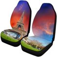 thumbnail image 1 of Juego de 2 fundas para asientos de coche ABPHQTO Maravillosa vista de Tour Eiffel, 1 of 3