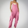 thumbnail image 2 of EINCcm Rompers for Women Casual 2024 Summer Jumpsuits Sleeveless Loose Spaghetti Strap Overalls Jumpers, 2 of 6