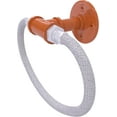 thumbnail image 1 of Allied Brass P-500-RG-ASP Pipeline Collection Towel Ring with Stainless Steel Braided Ring, Autumn Sparkle, 1 of 1