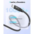 thumbnail image 3 of Cable USB C a USB A 1 Hora Nylon Tejido Carga Rápida 60W 1M, 3 of 7