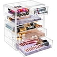 thumbnail image 6 of Acrylic Makeup Organizer Set, 6-Drawer Vanity & Countertop Cosmetic Storage with Small & Wide Drawers, Clear Makeup Storage for Brushes, Lipsticks, Jewelry – Holiday Gift for Women & Teens, 6 of 8