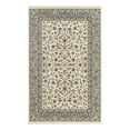 thumbnail image 4 of Unique Loom Narenj Collection Area Rug - Leeds (5' 3" x 8' Rectangle Ivory/Blue), 4 of 6