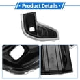 thumbnail image 4 of Unique Bargains Fog Light Grill Front Lower Bumper Fog Light Cover Inserts No.84740047 for GMC Acadia 2020-2022 Black,Silver Tone ABS 1 Pcs Front Left Car, 4 of 6