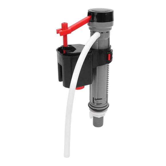 Toilet Fill Valve Replacement, Pre Installed Gasket Height Adjustable Easy Install Toilet Fill Valve Leakproof for Restroom