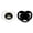 Black/White HERO, variant on CutiePlusU Adult Sized Pacifier Big Shield Printed Cute Paci 2 Pieces