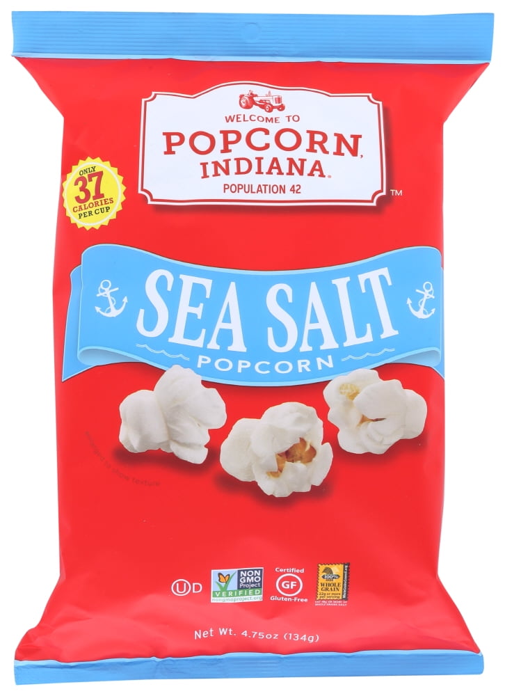 POPCORN INDIANA All Natural Popcorn Sea Salt, 4.5 oz