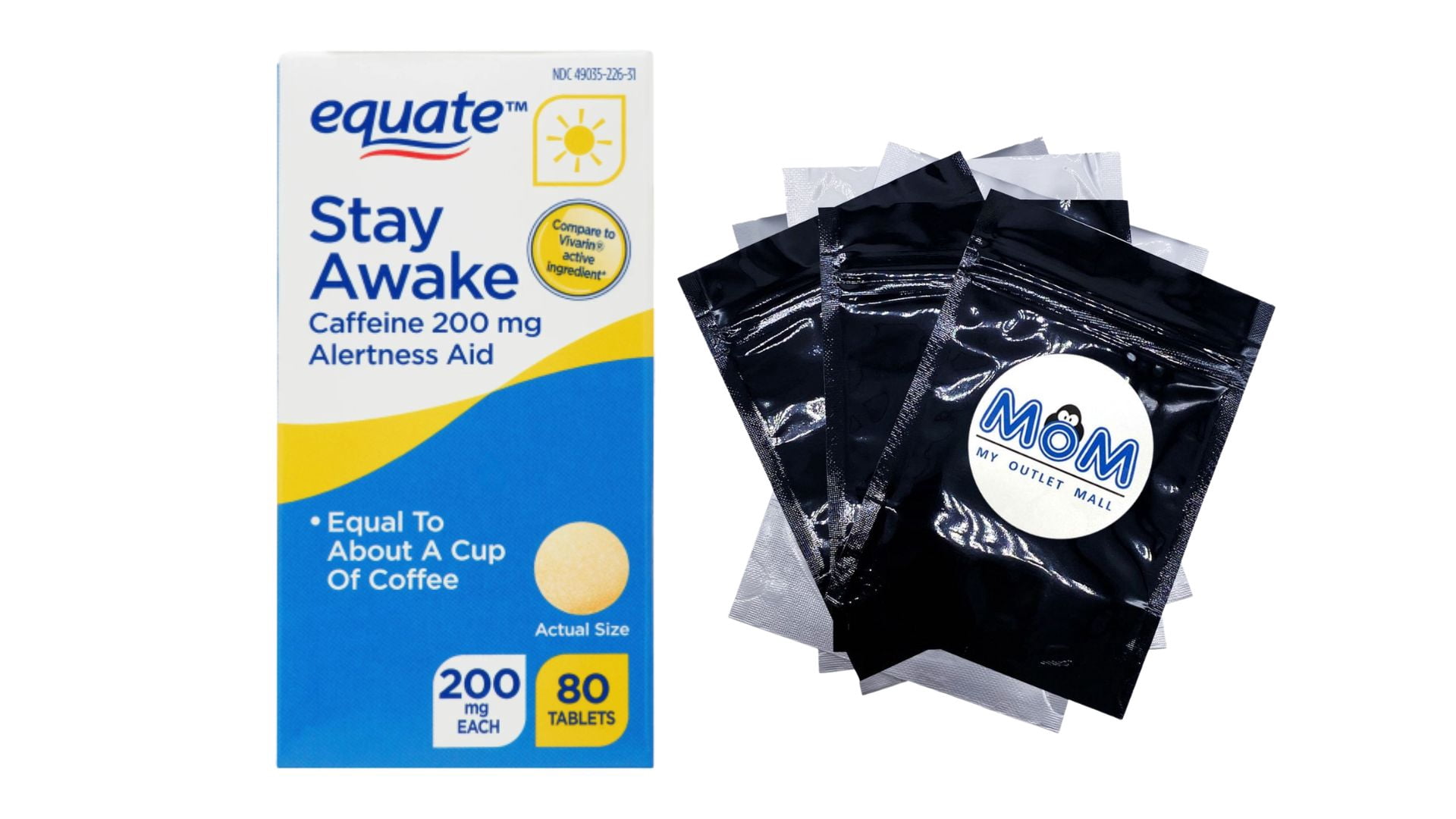 Walmart Stay Awake Tablets _ NoDoz 200mg Maximum Strength Caffeine ...