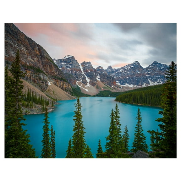 Masterpiece Art Gallery Mountain Lake by Johny Georend Canvas Art Print