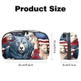 thumbnail image 5 of American Flag Hard Drive Bag Travel Organizer Phone Charger Organizer Small Electronics Travel Organizer Waterproof Oxford Fabric 5.9x9.44x3.14 in, 5 of 6