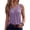 Purple, variant on MOYIKO Tank Tops for Women Summer Sleeveless V Neck Pleated Tops Loose Fit Casual Trendy Basic