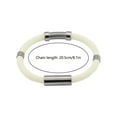 thumbnail image 1 of Fiudx Pulsera Deportiva de Energía Negativa, Hecha de Metal Iónico y Gel de Sílice de Grado Alimenticio, con Hebilla Magnética, Ideal para La Salud y El Bienestar, Elegante y Cómoda, Unisex, Ajustabl, 1 of 2