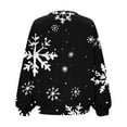 thumbnail image 4 of WXLWZYWL Womens Ugly Christmas Sweater Funny Sweatshirts Holiday 3D Print Trendy Cute Long Sleeve Pullover 2024 Loose Christmas Sweaters Pullover, 4 of 6