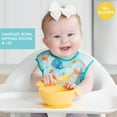 thumbnail image 5 of Bumkins Baby Silicone First Feeding Set w/ Bowl, Lid & Spoon for Ages 4 months+ (Pineapple), 5 of 6