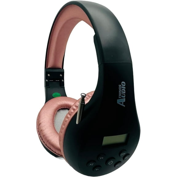 Things Audio Portable Personal FM Radio Headset Ear Muffs for Jogging, Walking, Relaxing, Talk Radio with Retail Packaging