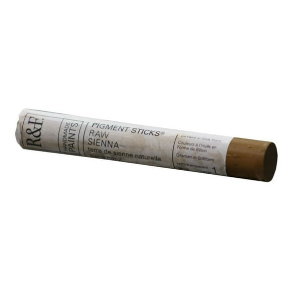 R&F Handmade Paints Pigment Stick, 38ml, Raw Sienna
