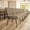 Beige Fabric/Copper Vein Frame, variant on Flash Furniture 4 Pack 21''W Church Chair in Dark Gray Fabric - Silver Vein Frame