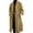 Coffee, variant on LIUJUNSHOP Men's Trench Coat for Winter Men's Wool Blend Mid-Length Anorak Coat for Autumn Winter Windproof Warmth