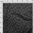 thumbnail image 3 of oneOone Rayon Black Fabric Geometric Quilting Supplies Print Sewing Fabric By The Yard 56 Inch Wide, 3 of 4