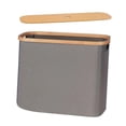 thumbnail image 3 of Portarrollos de papel higiénico multifuncional grande plegable con tapa gris, 3 of 9