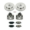 thumbnail image 2 of PowerStop Rear Stock Replacement Brake Pad and Rotor Kit with Calipers Fits: FORD LINCOLN Select Models KCOE6376, 2 of 5