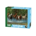 thumbnail image 2 of Springbok Puzzles - Summer Creek - 500 Piece Jigsaw Puzzle - Large 18 Inches by 23.5 Inches Puzzle - Made in USA - Unique Cut Interlocking Pieces, 2 of 6