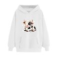 thumbnail image 4 of Aimik Womens Funny Cow Graphic Hoodies Sweatshirts Long Sleeve Pullover Tops with Drawstring Pockets Fall Loose Comfy Hoodied Tops, 4 of 6