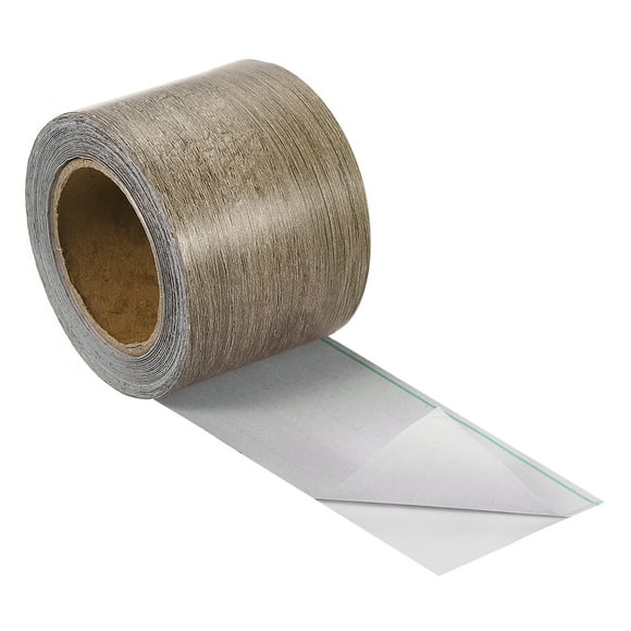 Unique Bargains Wood Grain Tape 2'x33 Ft Self Adhesive Wood Grain Repair Patch for Baseboards Floor Repair Gray Oak