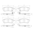 thumbnail image 4 of Brembo P56082N NAO BRAKE PADS Fits select: 2014-2016 INFINITI QX80, 2011-2013 INFINITI QX56, 4 of 4