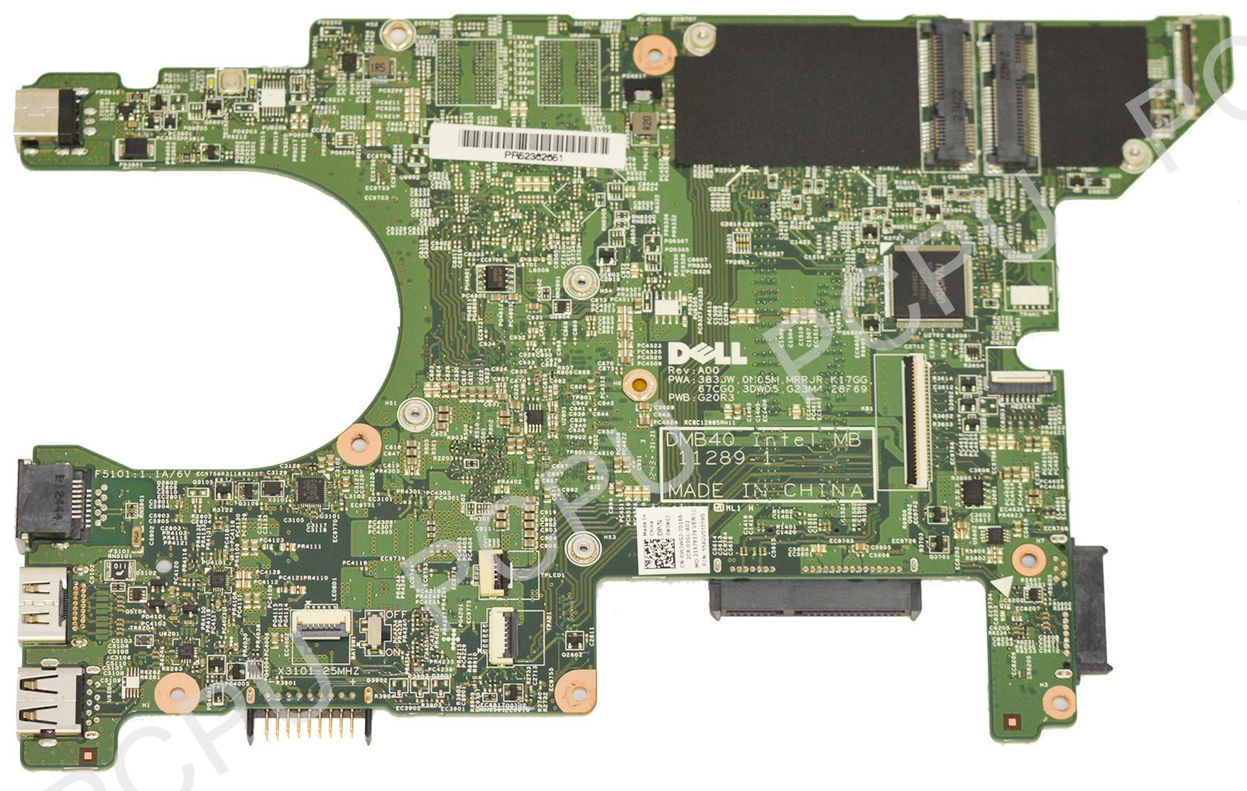 DELL WJWGJ Dell Inspiron 14z 5423 Laptop Motherboard w// i3-3217U 1.8GHz CPU