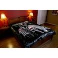 thumbnail image 4 of Plush Throw Blanket - End of Trails - QUEEN BED 79"x 95" - Special Edition Faux Fur Blanket For Beds, Sofa, Couch, Picnic, Camping, 4 of 5