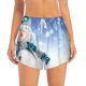 thumbnail image 2 of Balery Christmas Snowman In The Snow Pantalones cortos deportivos para mujer con forro y dos bolsillos, elásticos, para entrenamiento, gimnasio, yoga-Small, 2 of 7