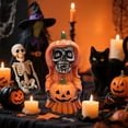 thumbnail image 4 of Décoration de Citrouille d'Halloween Adorable Petite Figurine Statue Résine Résiliente Ornement de Bureau Transformez Votre Espace avec un Design Unique, 4 of 4