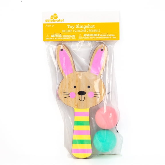 Bunny Slingshot Party Favor, Multicolor, Easter by Way To Celebrate