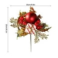 thumbnail image 2 of 6 Pcs Christmas Balls Decor Cuttings Artificial Christmas Berries Leaves Cutting Branch New Year Party Home Decoration, 2 of 10