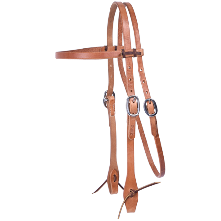 Schutz Brothers By Professional's Choice Cowboy Tied Browband Headstall
