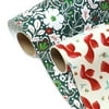 The Pioneer Woman Christmas Wrapping Paper, Double Roll, 30in 45 Sqft, Bird and Floral