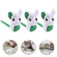 thumbnail image 2 of KAKOWELY 3 juguetes de peluche con forma de ratón para gatos, juguetes interactivos para gatos., 2 of 4