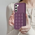 thumbnail image 5 of SaniMore for Samsung Galaxy A14 5G (6.6" 2023) Case, Flip PU Leather Diamond-Shaped with Built-in Card Slots, Kickstand and Shockproof Anti-drop Phone Case for Galaxy A14 5G Wallet Shell, Darkpurple, 5 of 7