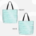 thumbnail image 2 of Disketp Blue Bright Bolsa Tote de Lona para Mujer, Bolso de Hombro y Cruzado con Cierre de Cremallera, 2 of 7