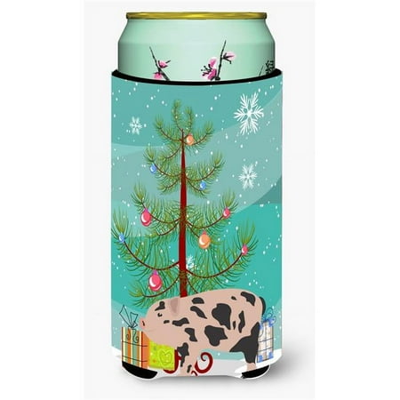 

Mini Miniature Pig Christmas Tall Boys Beverage Insulator Hugger
