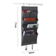 thumbnail image 5 of Organizador colgante Organizador de armario de puerta Hecho de tela Oxford Estante colgante plegable con 5 ganchos para toallas Almacenamiento colgante con 4 compartimentos grandes Xemadio 2035189-2, 5 of 9