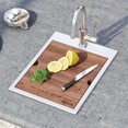 thumbnail image 4 of Ruvati RVH8210 15 x 20 in. Workstation Drop-in Topmount Bar Prep RV Sink 16 Gauge Stainless Steel, 4 of 4
