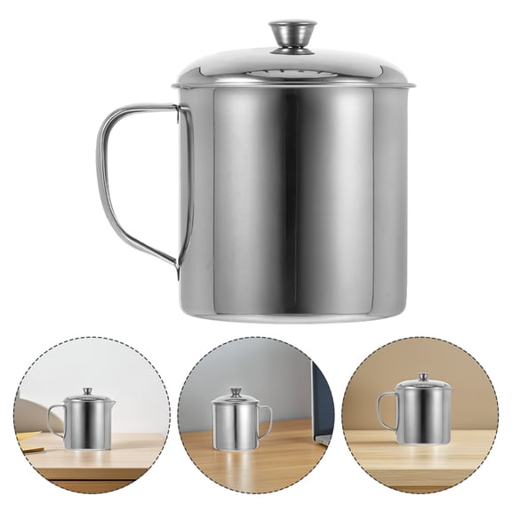 OUNONA Stainless Steel Coffee Travel Mug with Lid, Insulated Cup for Outdoor Activities and Daily Use