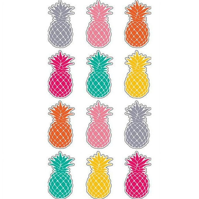 Teacher Created Resources TCR5862BN Mini Accents d'Ananas de Poinçon Tropical - Pack de 6