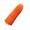 thumbnail image 1 of Guantes de látex para la punta de los dedos, antiestáticos, antideslizantes, desechables, naranja, guantes de protección para la punta de los dedos, S 100 unids/set Sweethay AF0051-01B, 1 of 7