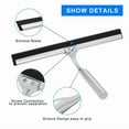 thumbnail image 3 of Stainless Steel Window Wiper Cleaner Squeegee For Shower Mirror Glass Wash Brush, 3 of 6
